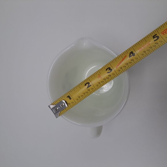 Pyrex Corning Ware Summer Expressions Blue Flower Creamer Vintage - Picture 3 of 10